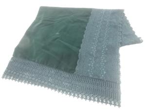 ビロードレース花模様ショール